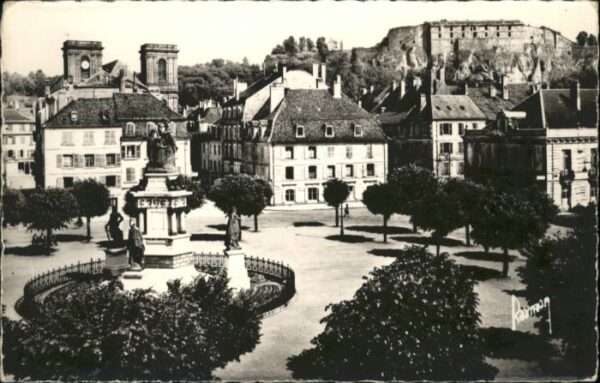 Belfort Alsace Belfort Place de la Republique La Cathe