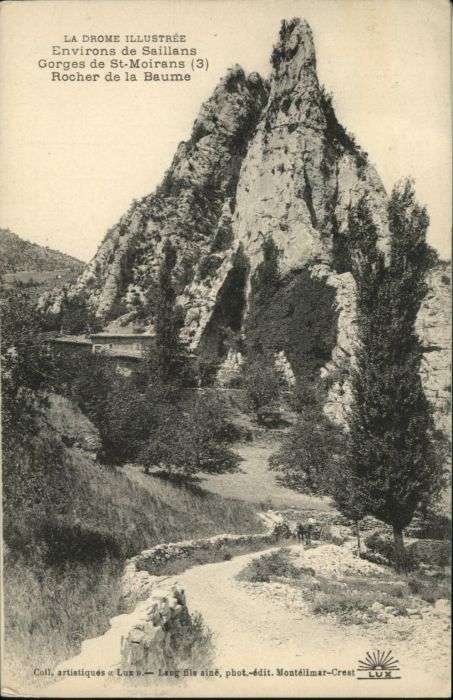 Sisteron Saillans Gorges de St-Moirans Rocher de