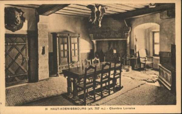 Haut-Koenigsbourg Hohkoenigsburg Haut-Koenigsbourg Chambre Lorraine