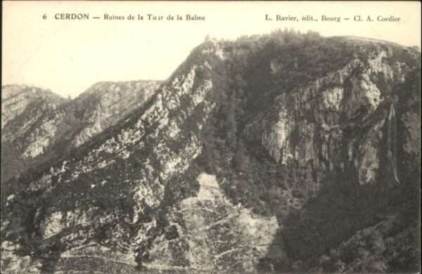 Cerdon Nantua Ruines de la Tour de la Balme