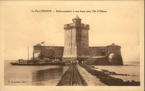 Ile d Oleron Fort Chapus Embarquement a mer basse