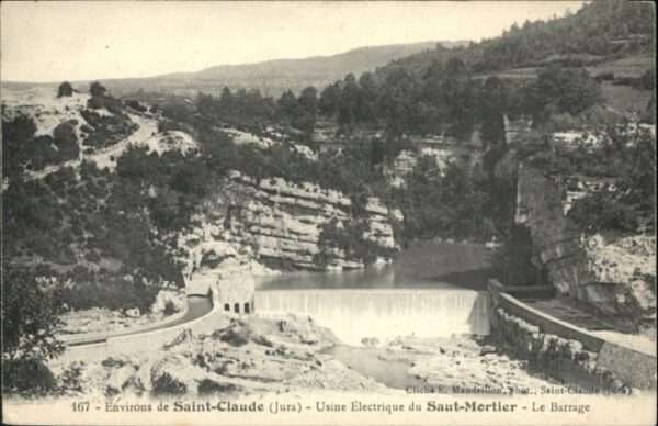 Saint-Claude Usine Electrique du Saint-Mortier le Ba