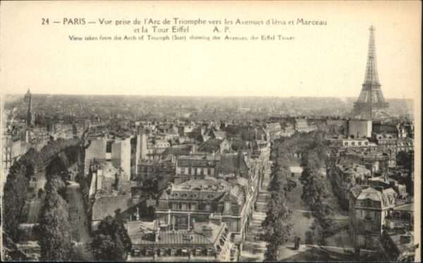 Paris Les Avenues d_Iena Marceau La Tour Eiff