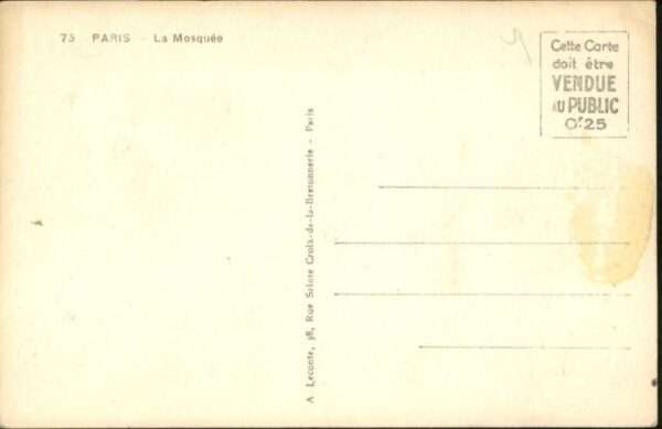 Paris La Mosquee – Bild 2