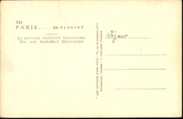 Paris Boulevard Haussmann – Bild 2