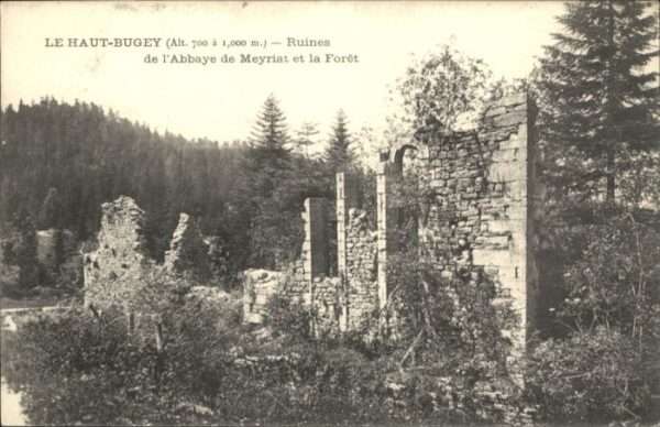 Belley Meyriat Ruines de l'Abbaye de Meyriat