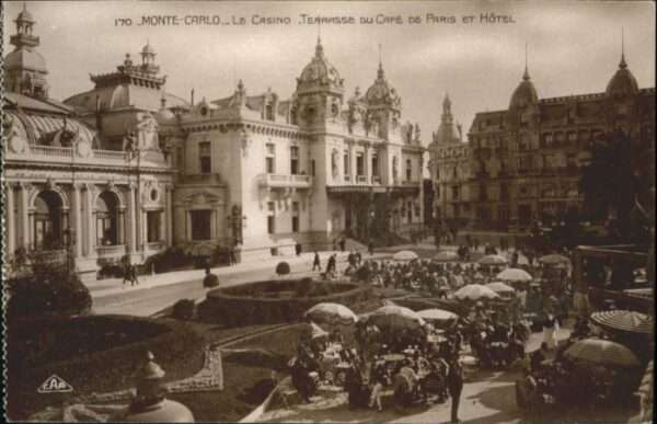Monte-Carlo Monte_Carlo Le Casino Terrasse du Cafe