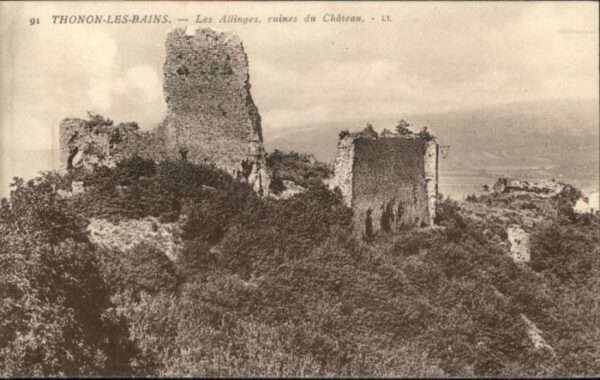 Thonon-les-Bains Les Allinges Ruines du Chateau