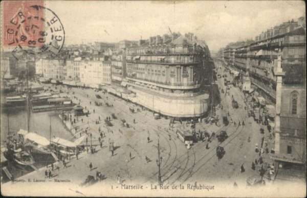 Marseille Bouches-du-Rhone Marseille La Rue de la Republique