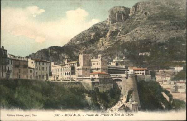 Monaco Palais du Prince Tete de Chien