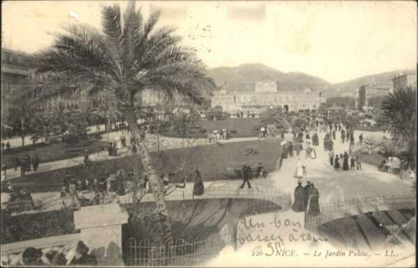 Nice Alpes Maritimes Nice Le Jardin Public