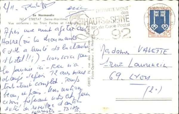 Etretat Fliegeraufnahme les trois Portes – Bild 2