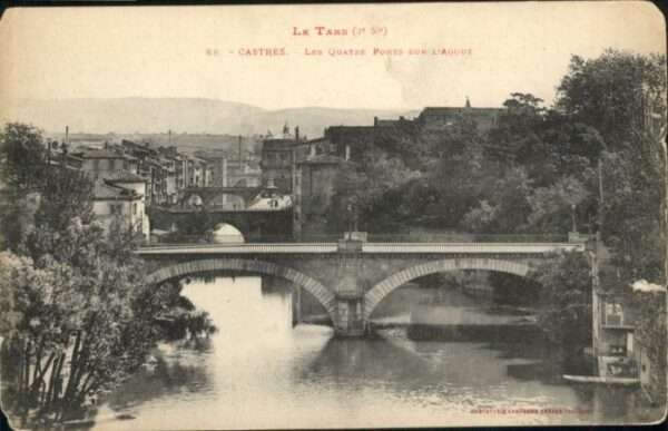 Castres Les quatre Ponts sur l'Agout