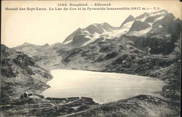 Allevard les Bains Isere Massif des Sept-Laux Le Lac du Cos La P