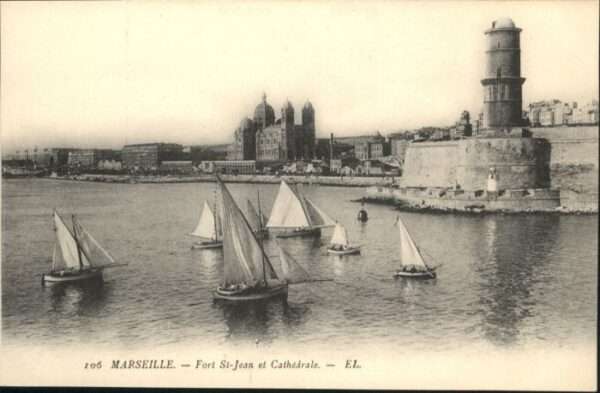 Marseille Bouches-du-Rhone Marseille Fort St-Jean Cathedrale