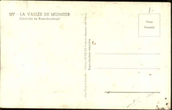 Metzeral Haut Rhin Rotenbachkopf Corniche au Rotenbachkopf – Bild 2