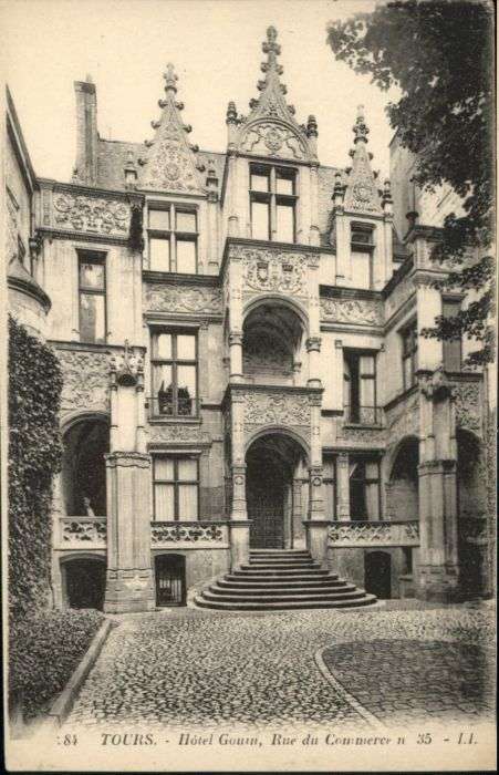 Tours Indre-et-Loire Tours Hotel Gouin Rue du Commerce