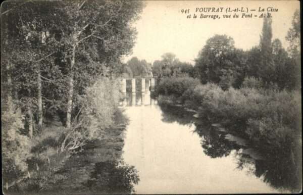 Vouvray Indre-et-Loire CisseBarrage