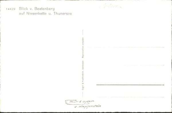 Beatenberg Niesenkette Thunersee – Bild 2
