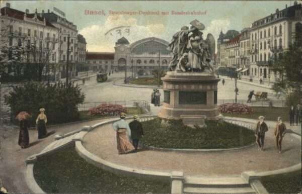 Basel BS Basel Strassburger Denkmal Bahnhof
