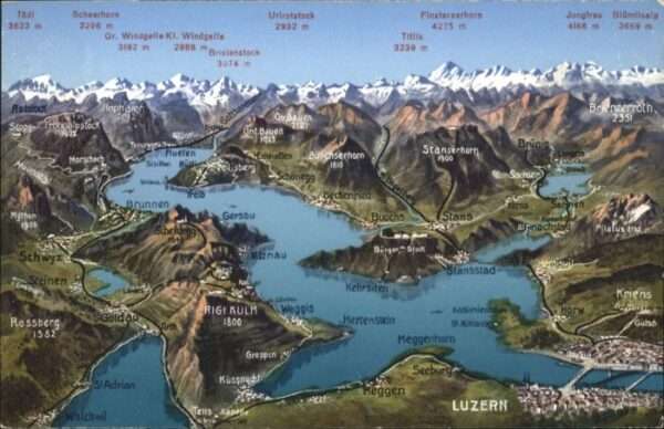 Luzern LU Luzern Fliegeraufnahme