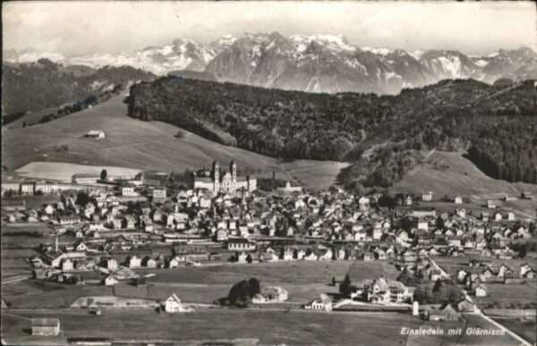 Einsiedeln SZ Einsiedeln Fliegeraufnahme Glärnisch