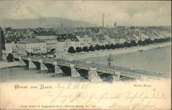 Basel BS Basel Brücke Klein Basel