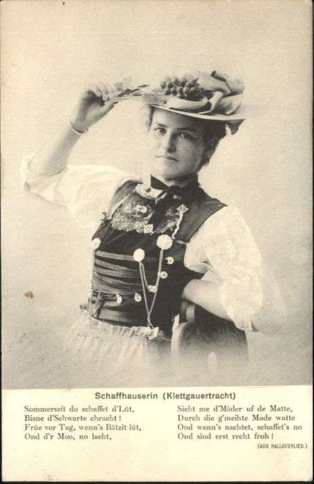 Schaffhausen SH Schaffhausen Klettgauertracht