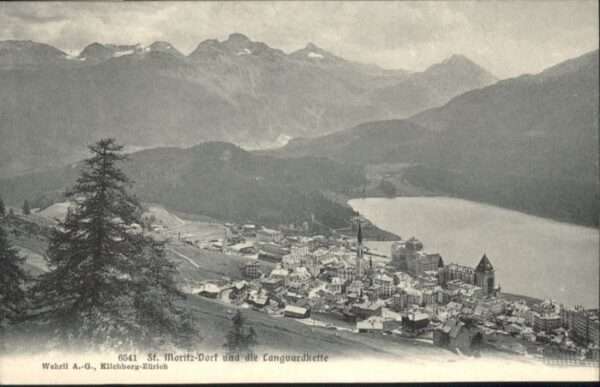St Moritz GR St_Moritz Languardkette