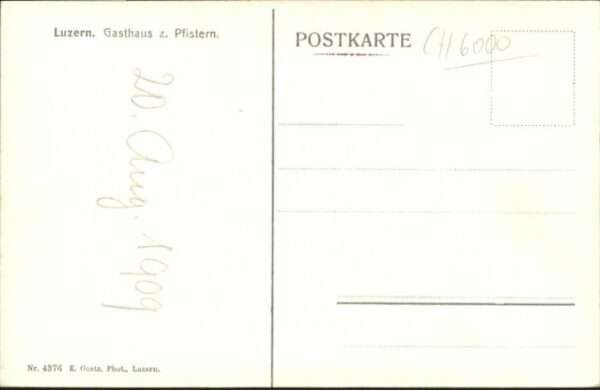 Luzern LU Luzern Gasthaus Pfistern – Bild 2