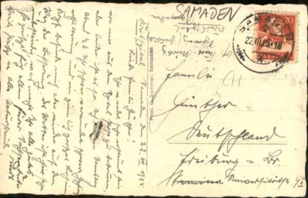 Samedan [Handschriftlich] Schafe – Bild 2