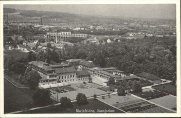 Rheinfelden AG Rheinfelden Fliegeraufnahme Sanatorium