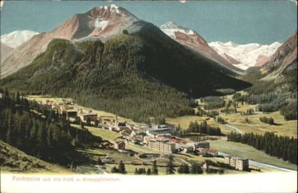 Pontresina Piz Palü Roseggletscher