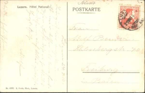 Luzern LU Luzern Hotel National Schiff – Bild 2
