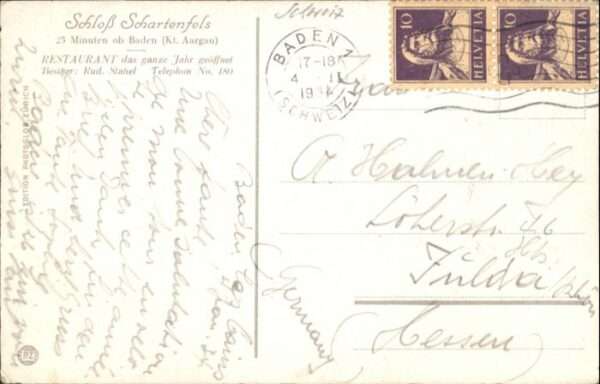Baden AG Baden Schloss Schartenfels – Bild 2