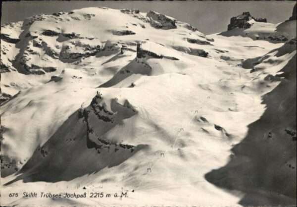 Engelberg OW Engelberg Skilift Trübsee Jochpass