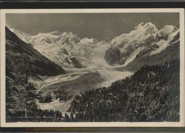 Morteratsch Gletscher Piz Bernina