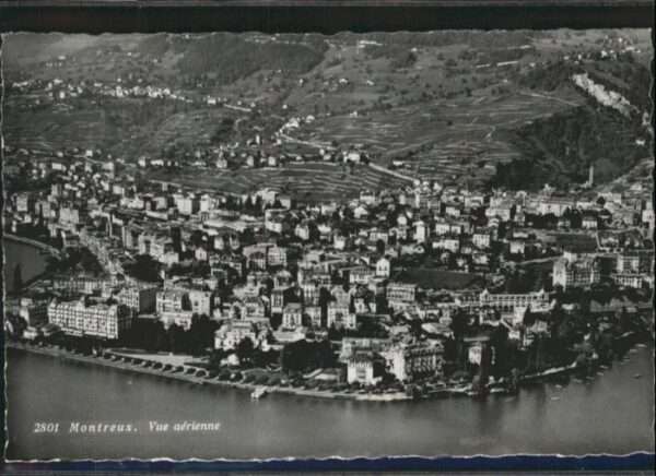 Montreux VD Montreux Fliegeraufnahme