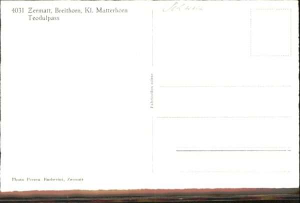 Zermatt VS Zermatt Breithorn kleines Matterhorn Te – Bild 2