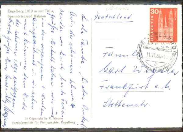 Engelberg OW Engelberg Titlis Spannörter Hahnen – Bild 2