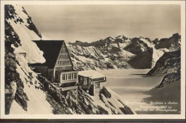 Jungfraubahn Berghaus Jungfraujoch Aletschgletscher