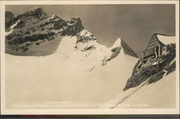 Jungfraubahn Berghaus Jungfraujoch