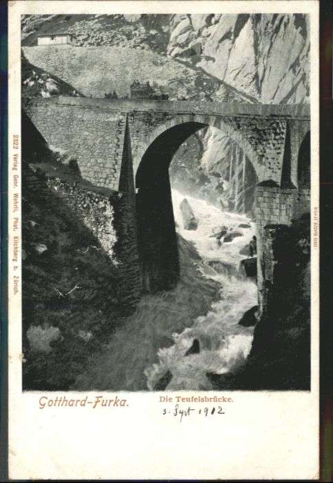 Furka Gotthard Teufelsbrücke