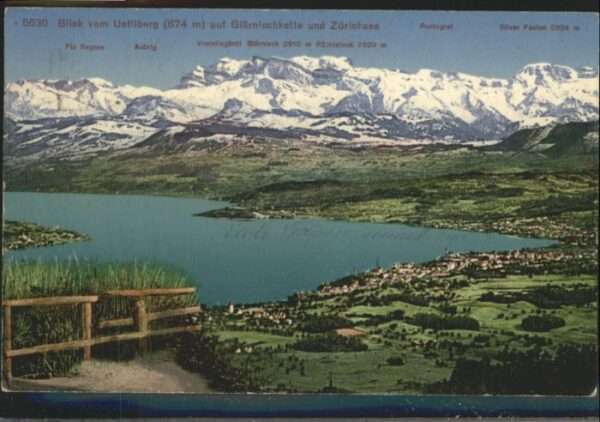 Uetliberg Zuerich Uetliberg Glärnischkette Zürichsee x