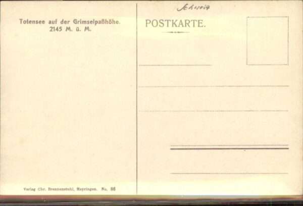 Obergoms Totensee Grimselpasshöhe – Bild 2