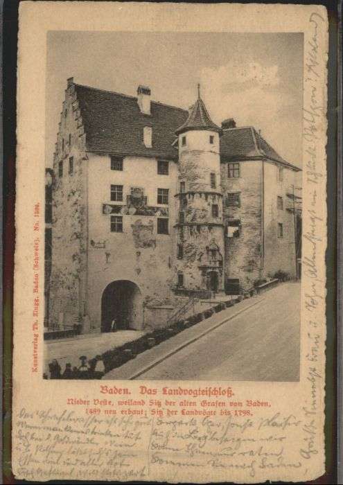 Baden AG Baden Landvogtei Schloss