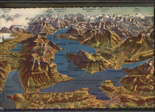 Buergenstock liegeraufnahme Vierwaldstättersee Zuger