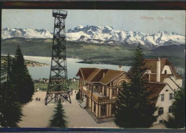 Uetliberg Zuerich Uetliberg Uto Kulm Litho