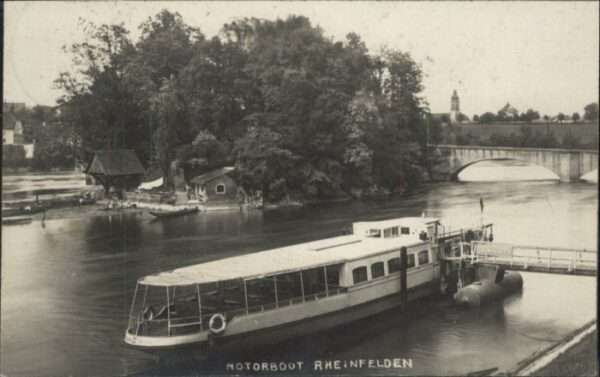 Rheinfelden AG Rheinfelden Motorboot Brücke