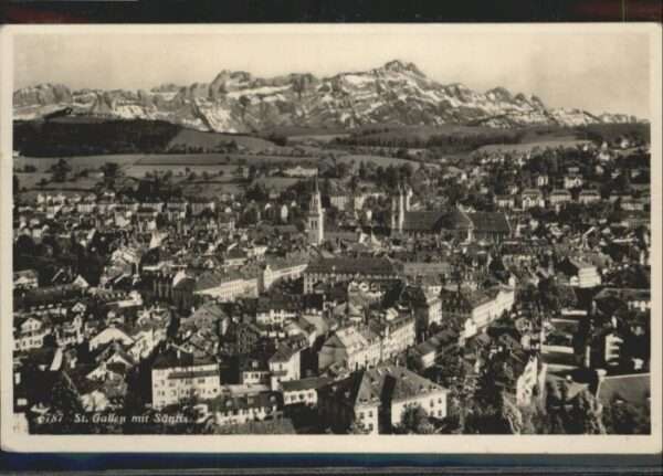 St Gallen SG St_Gallen Säntis